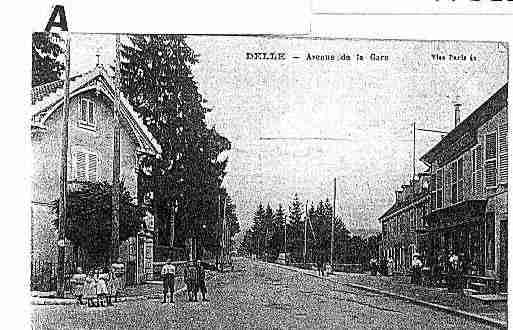 Ville de DELLE Carte postale ancienne